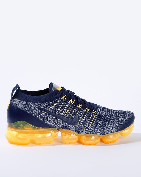 Blue and yellow nike vapormax hotsell