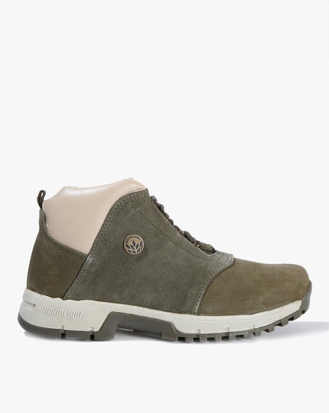 olive green boots for men