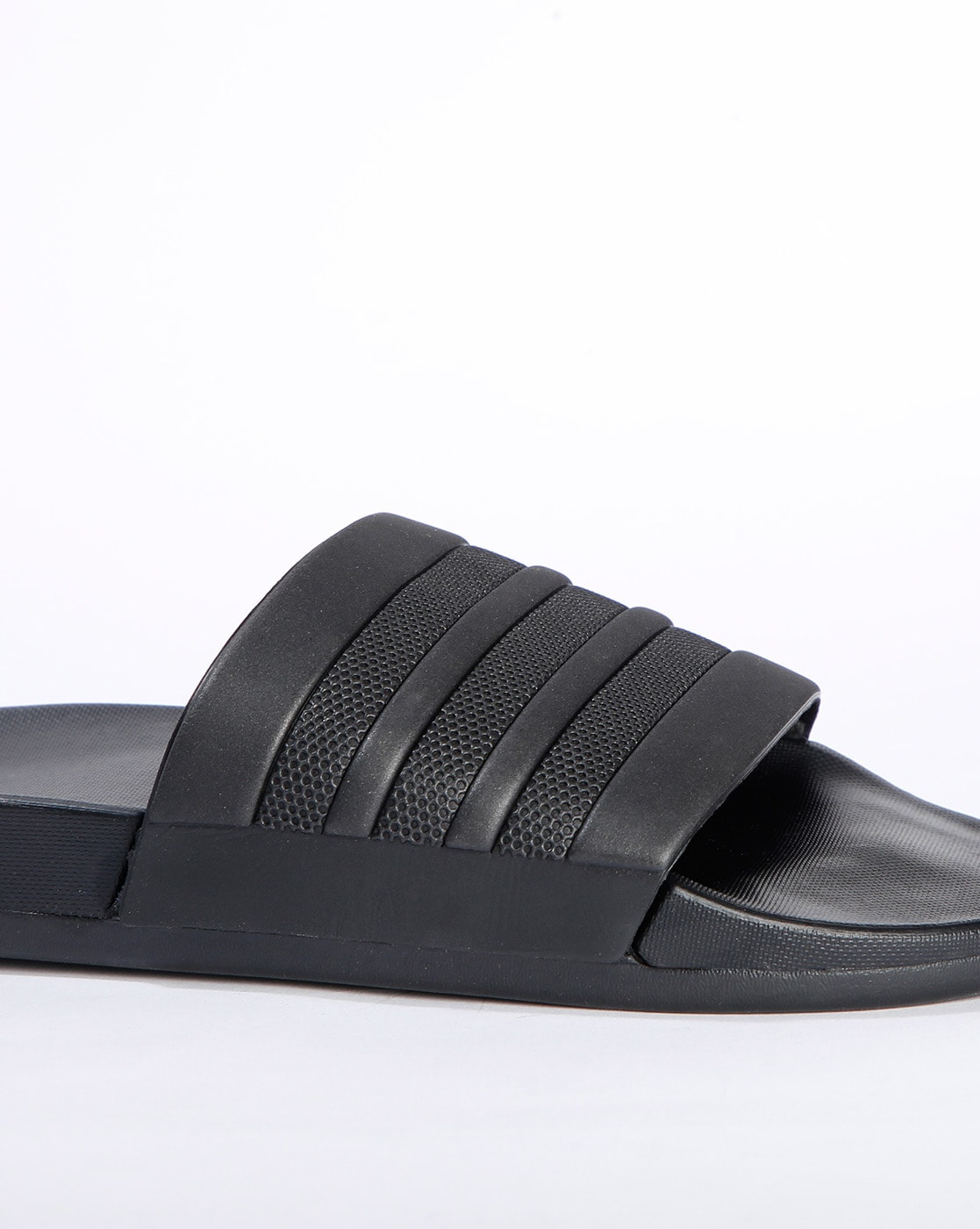 adidas all black slippers
