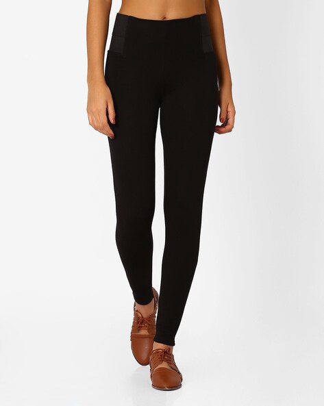 Flared Cropped Leggings with Feathers - Calzedonia