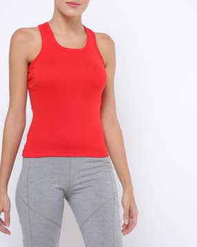 leading lady Ribbed Racerback Tank Top-picture-44