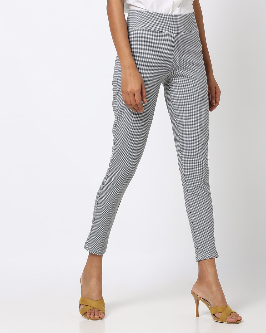 Buy Grey Trousers & Pants for Women by Fig Online