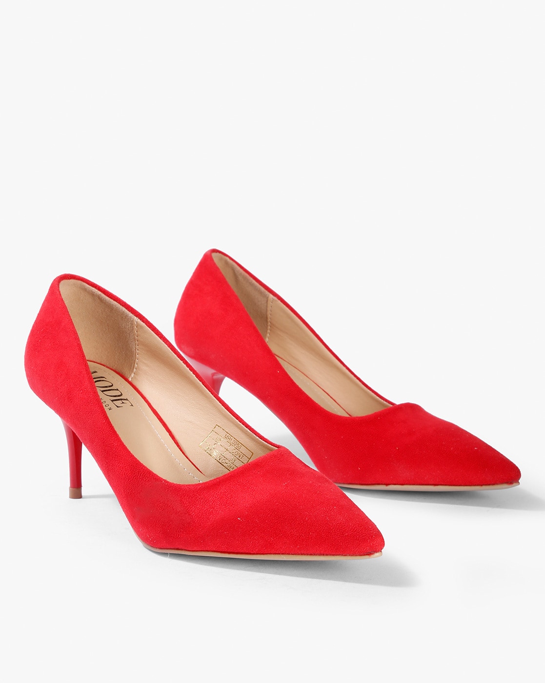 red tape high heel shoes