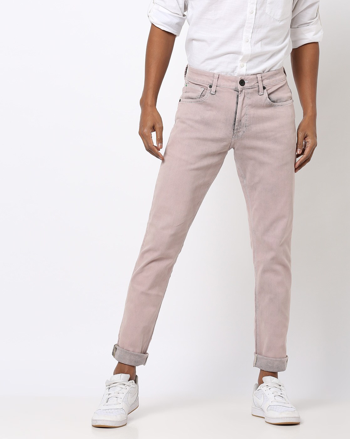 pink skinny jeans for men