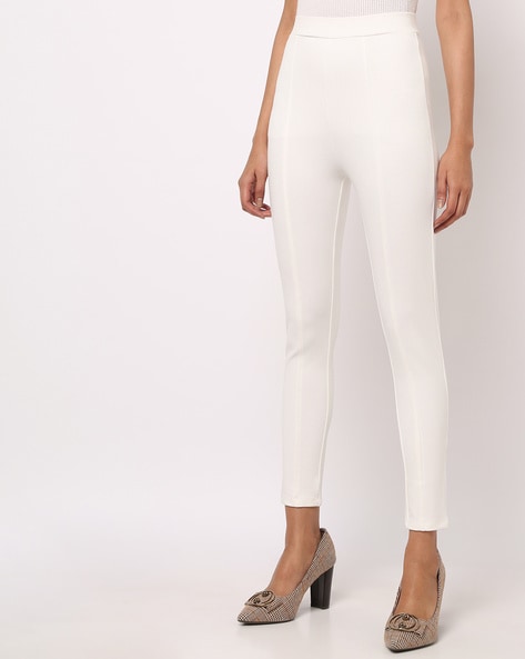 Buy Mid-Rise Panelled Treggings Online at Best Prices in India