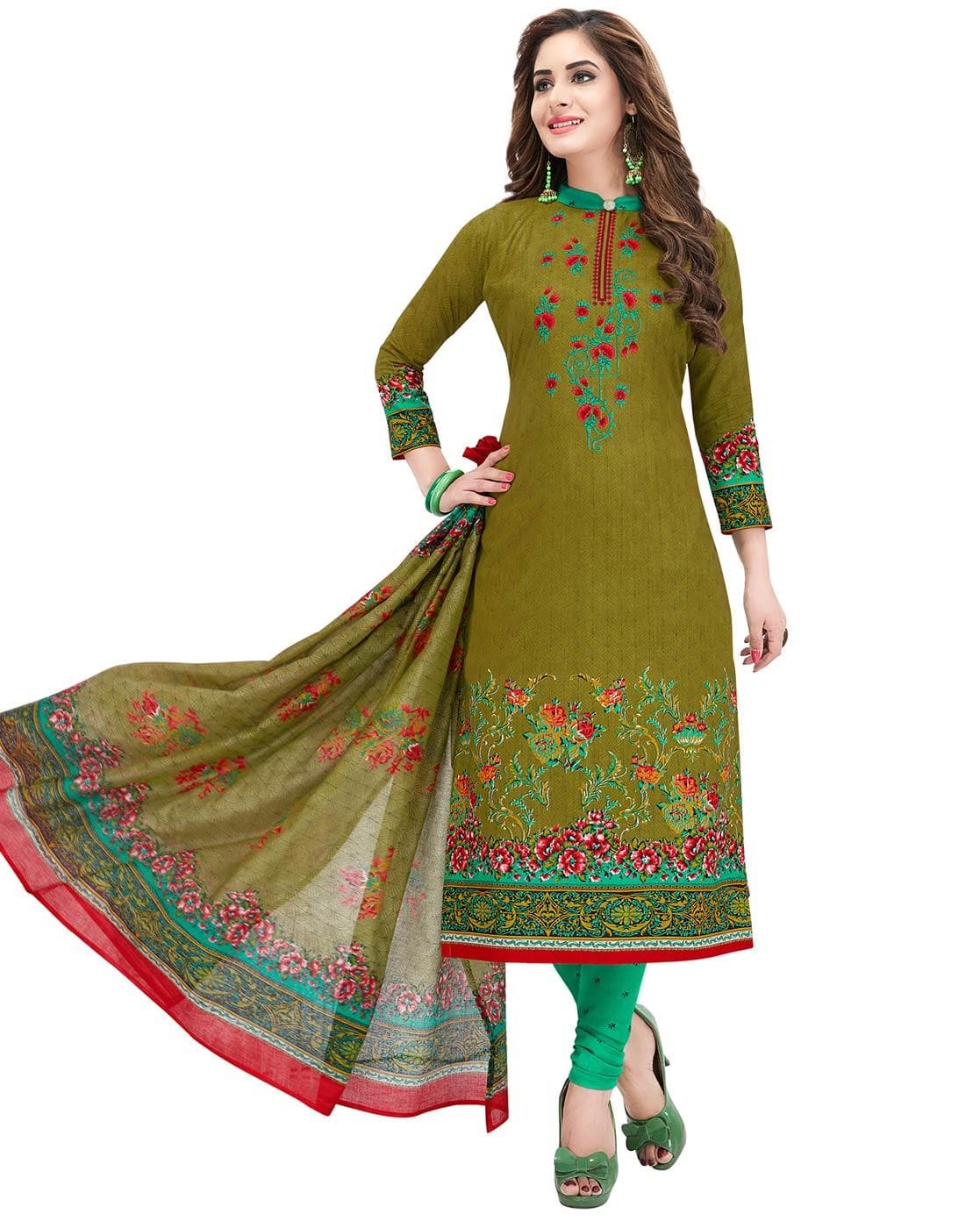 ajio churidar materials