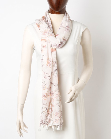 floral print scarf