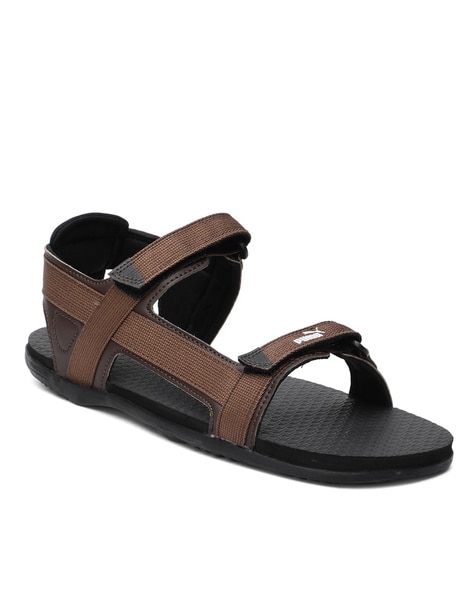 Puma sandals sales women brown