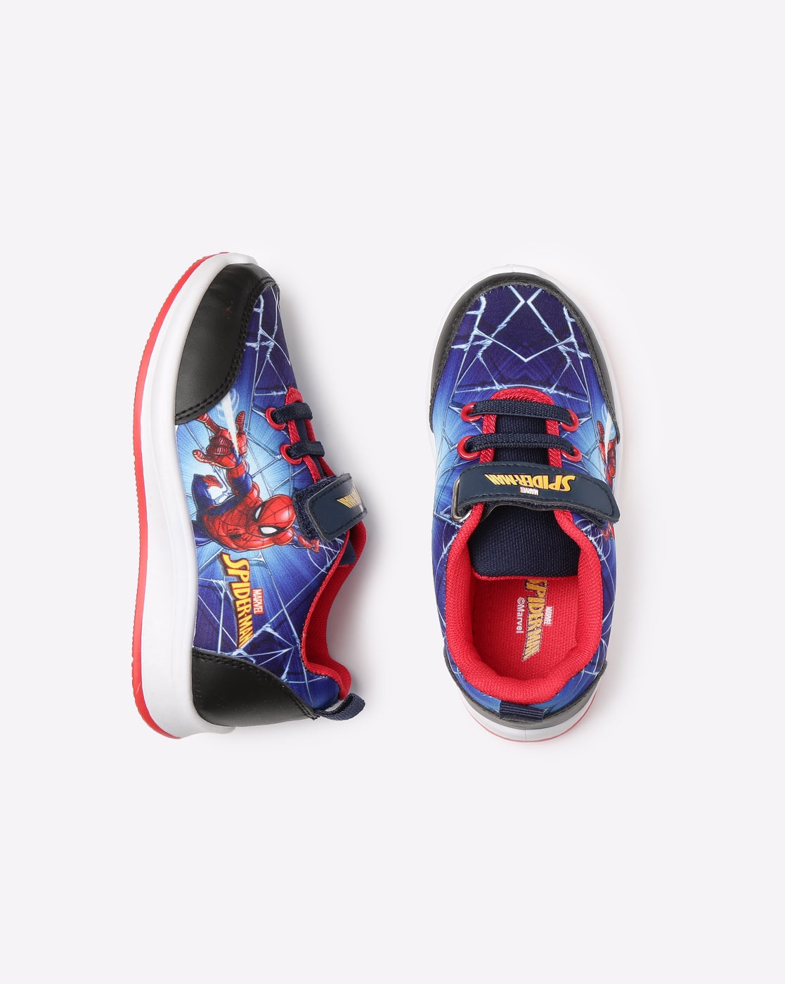 spiderman velcro shoes