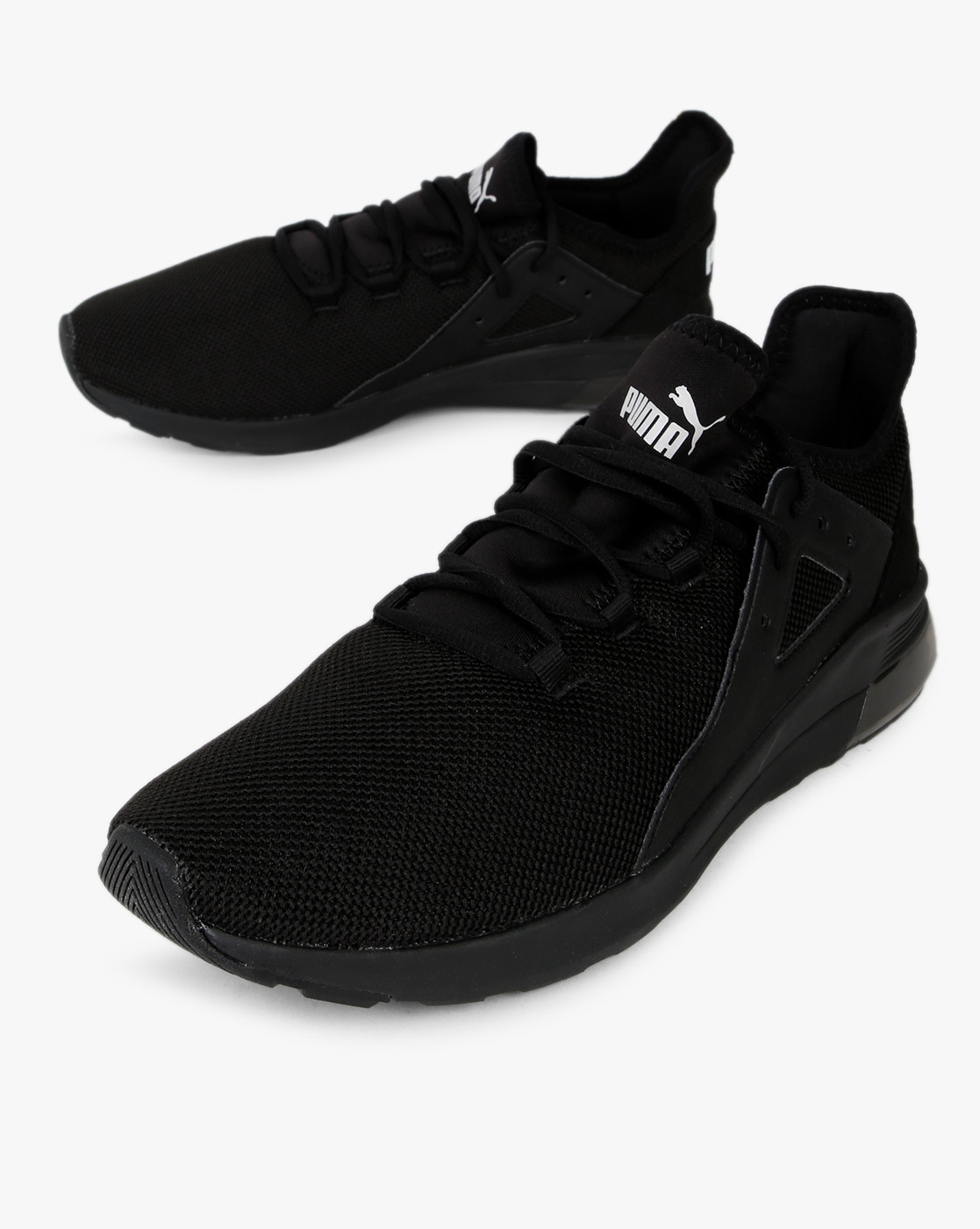puma black sneakers