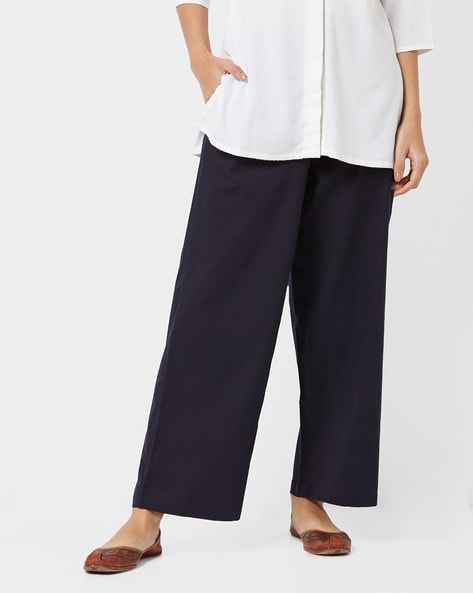 Buy Light Beige Pants for Women by GO COLORS Online  Ajiocom