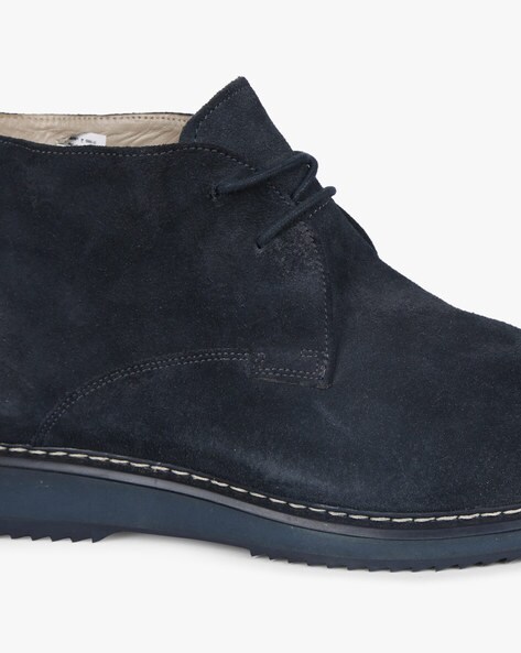 Clarks mens clearance blue suede shoes