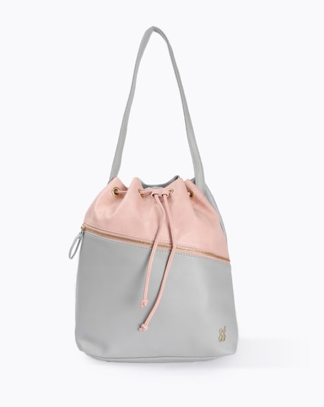 grey colour handbags