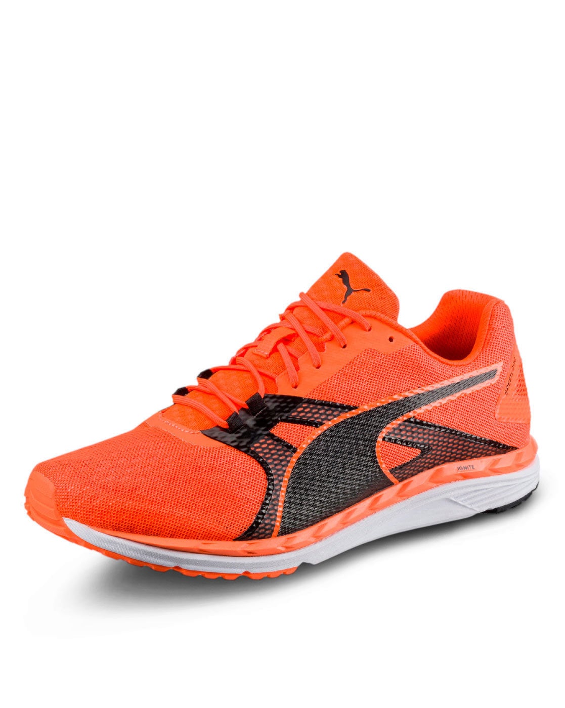 orange puma running shoes