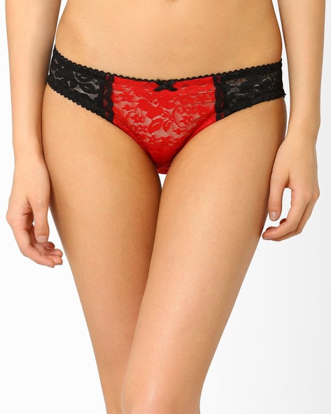 Prettysecrets Colourblock Lace Bikini Panty