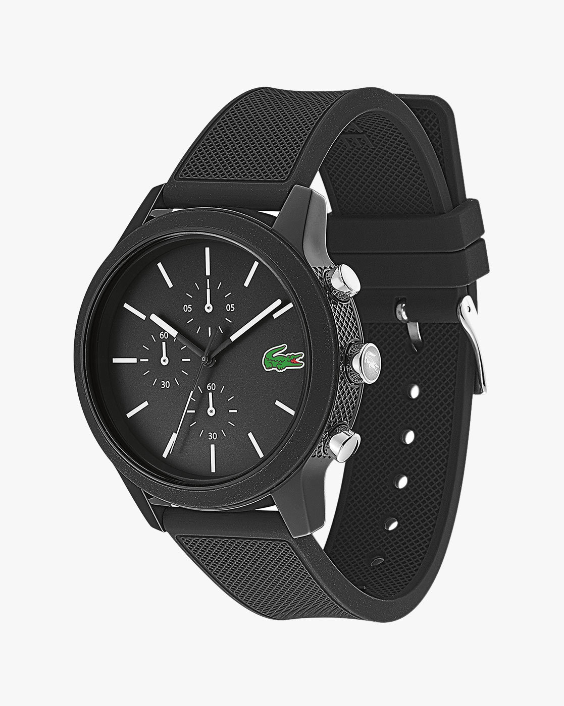 lacoste mens black watch