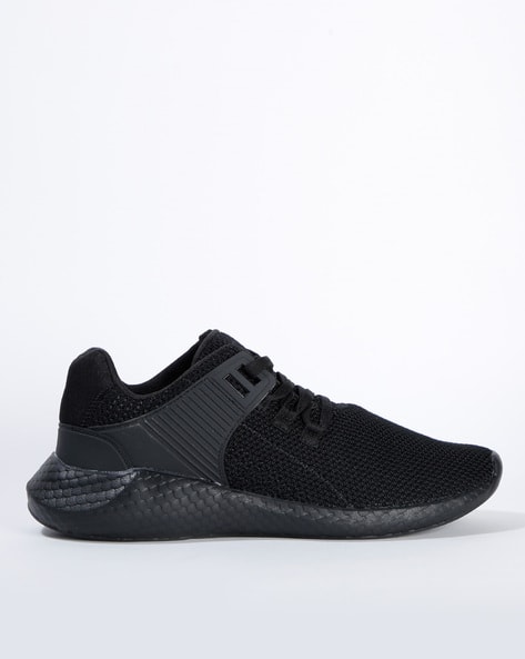 ajio black shoes