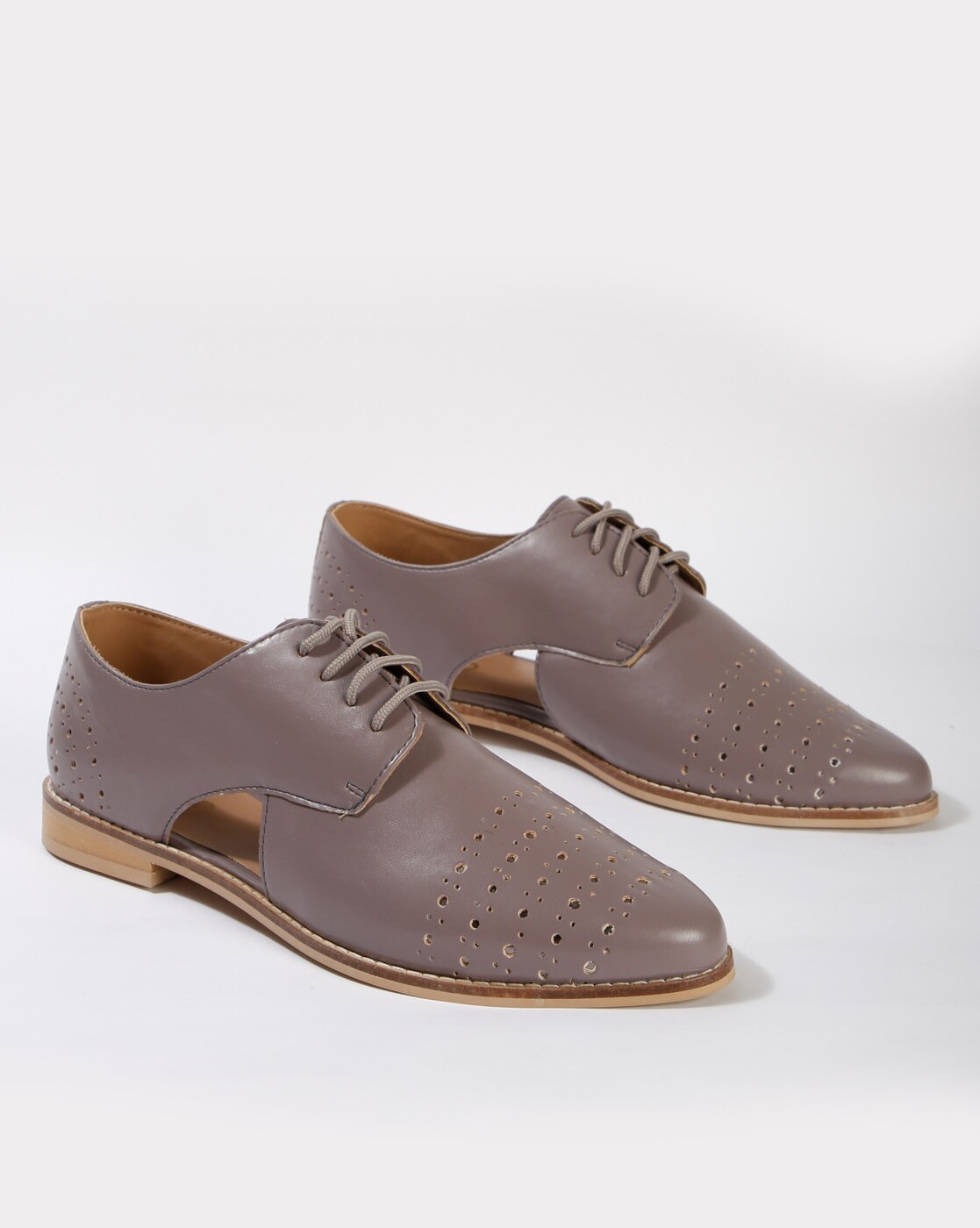 grey brogues womens