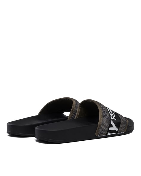 Textured Slide Flip Flops