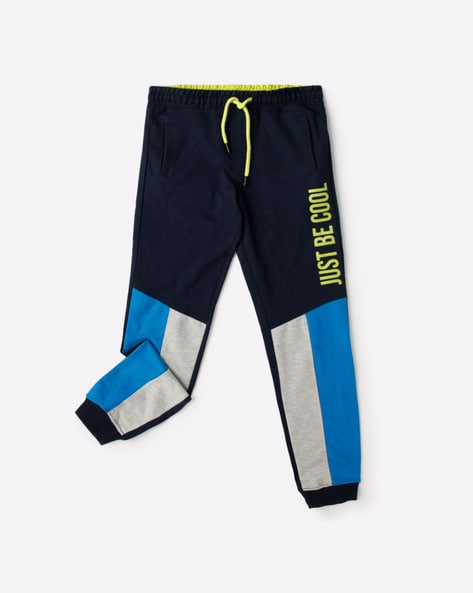 boys navy tracksuit pants