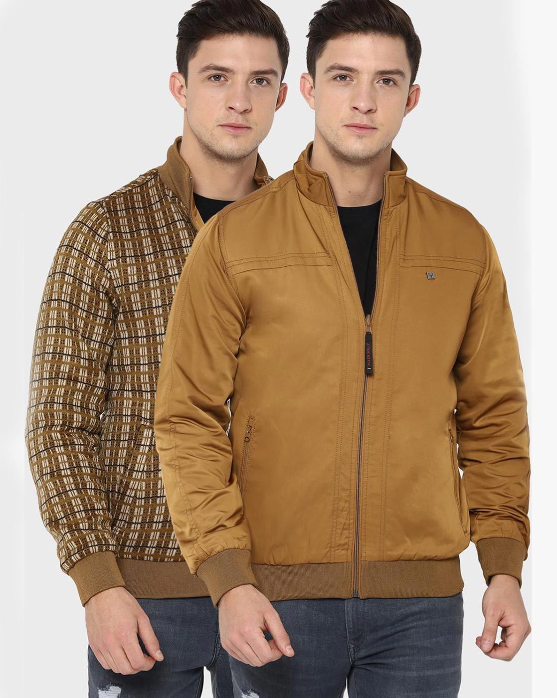 Buy Allen Solly Men Colourblocked Padded Jacket - Jackets for Men 24099768  | Myntra