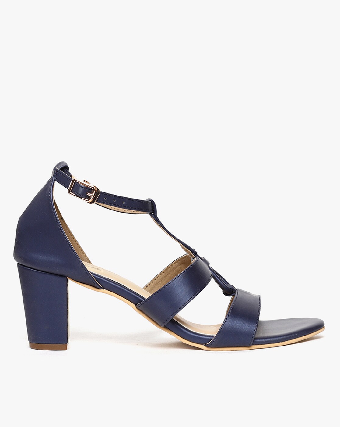 navy blue strappy heels