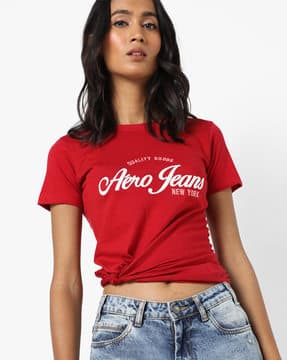 Dark red t shirt women's Clearance