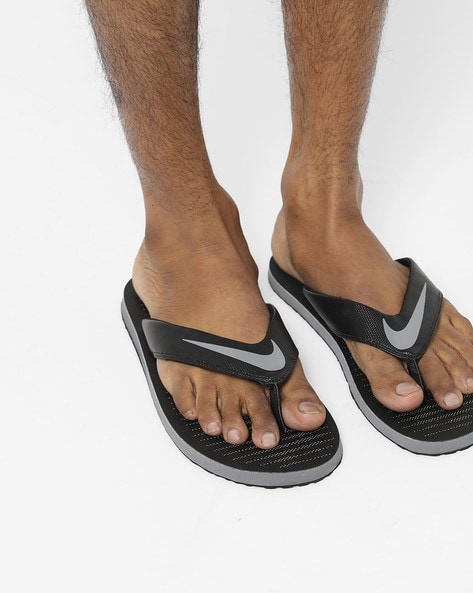 Buy Black Flip Flop Slippers by NIKE Online | Ajio.com