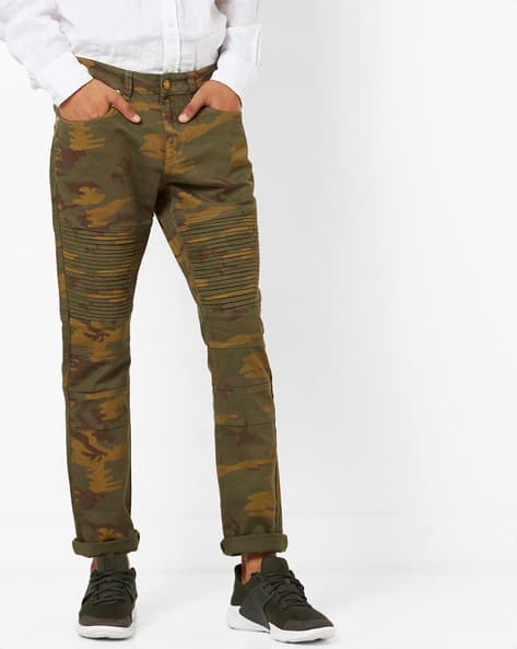 Buy Olive Green Jeans for Men by Blue Saint Online