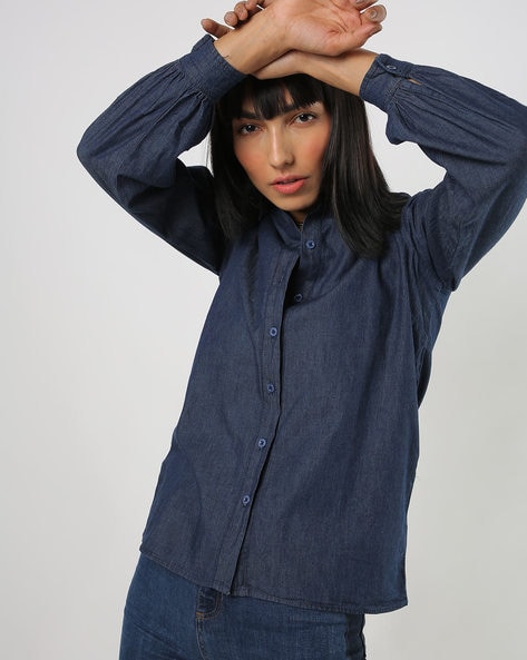 Jacqui Felgate Boxy Denim Shirt