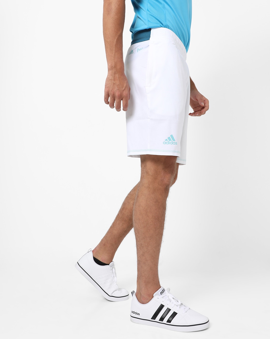 adidas white shorts with pockets