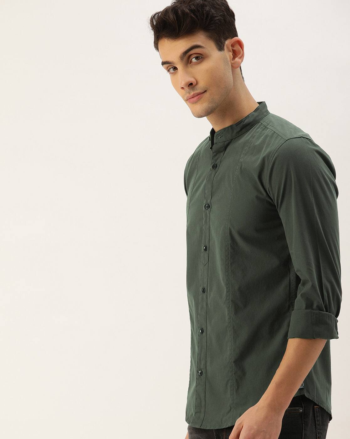 IVOC Slim Fit Shirt with Mandarin 