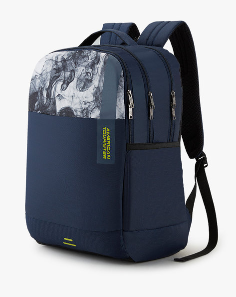 american tourister navy blue backpack