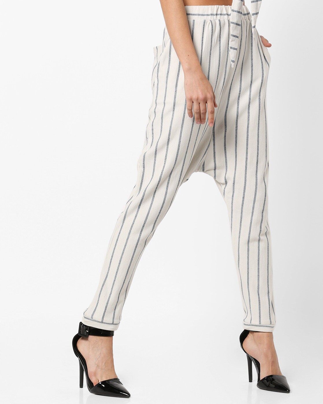 STRIPED PANTS in blue  OffWhite Official US
