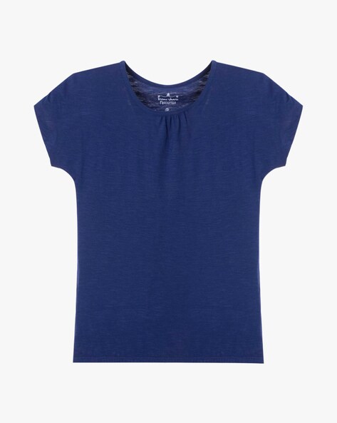 Buy Blue Tshirts for Women by DNMX Online