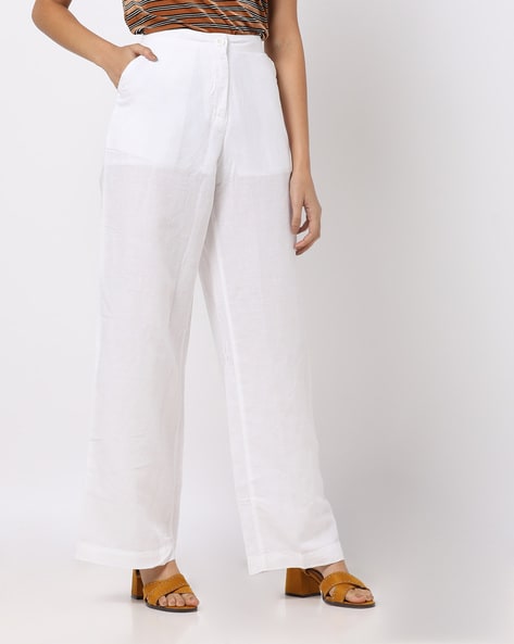 Buy White Trousers & Pants for Women by AND Online