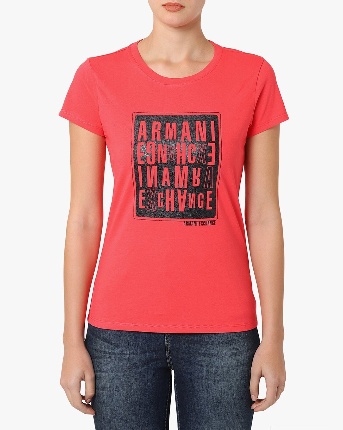 Buy Pink Tshirts for Women by ARMANI EXCHANGE Online 