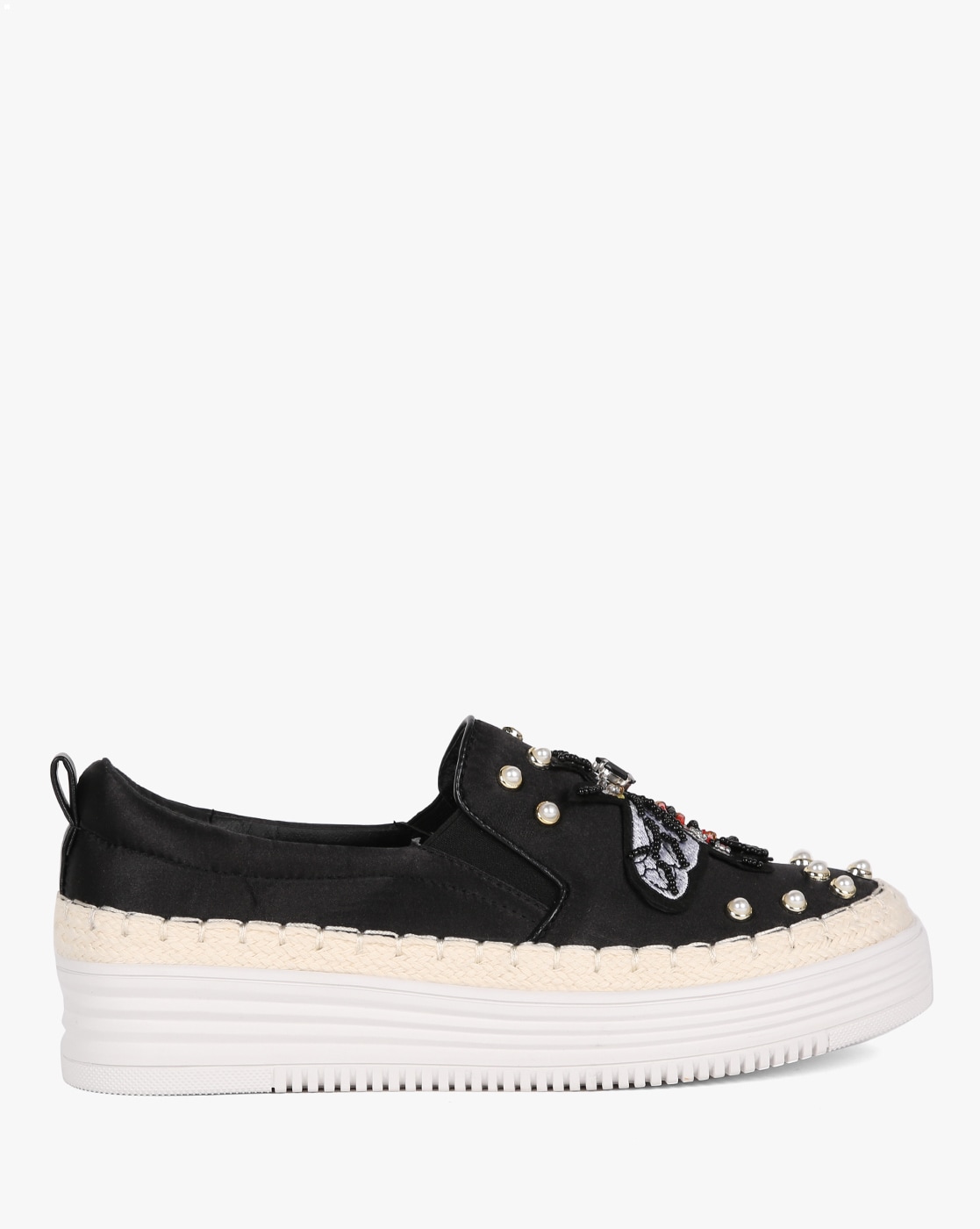 flatform black shoes