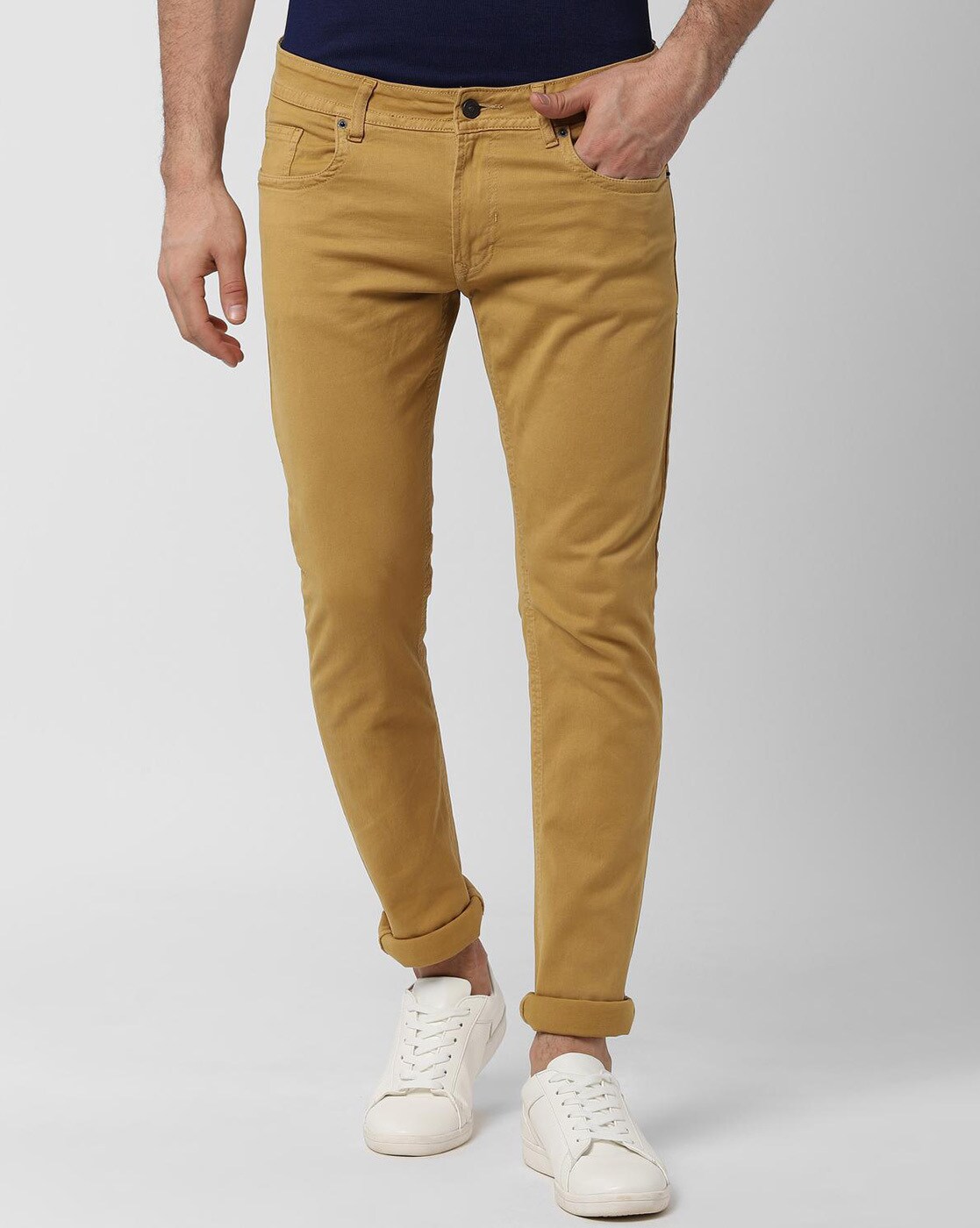 tan skinny jeans
