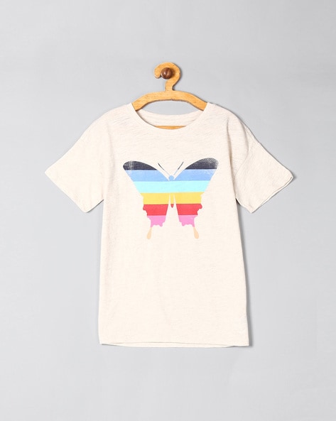 Gap Graphic Print Round-Neck Top