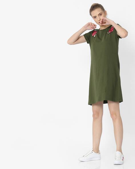 Buy Green Dresses for Women by ANONYMOUS CO Online | Ajio.com