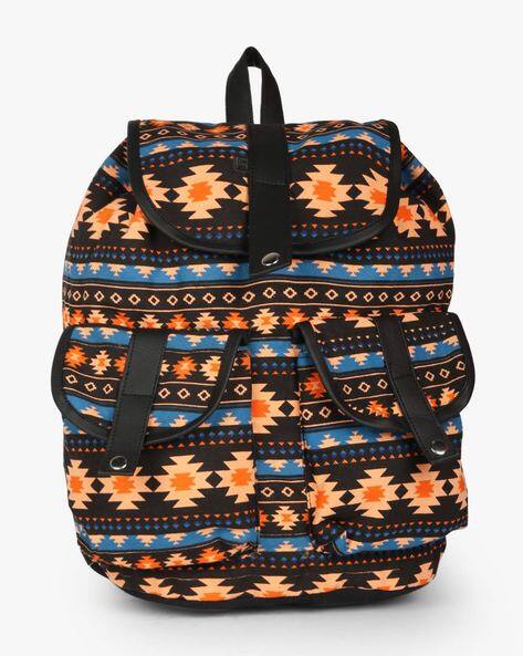 aztec print backpack