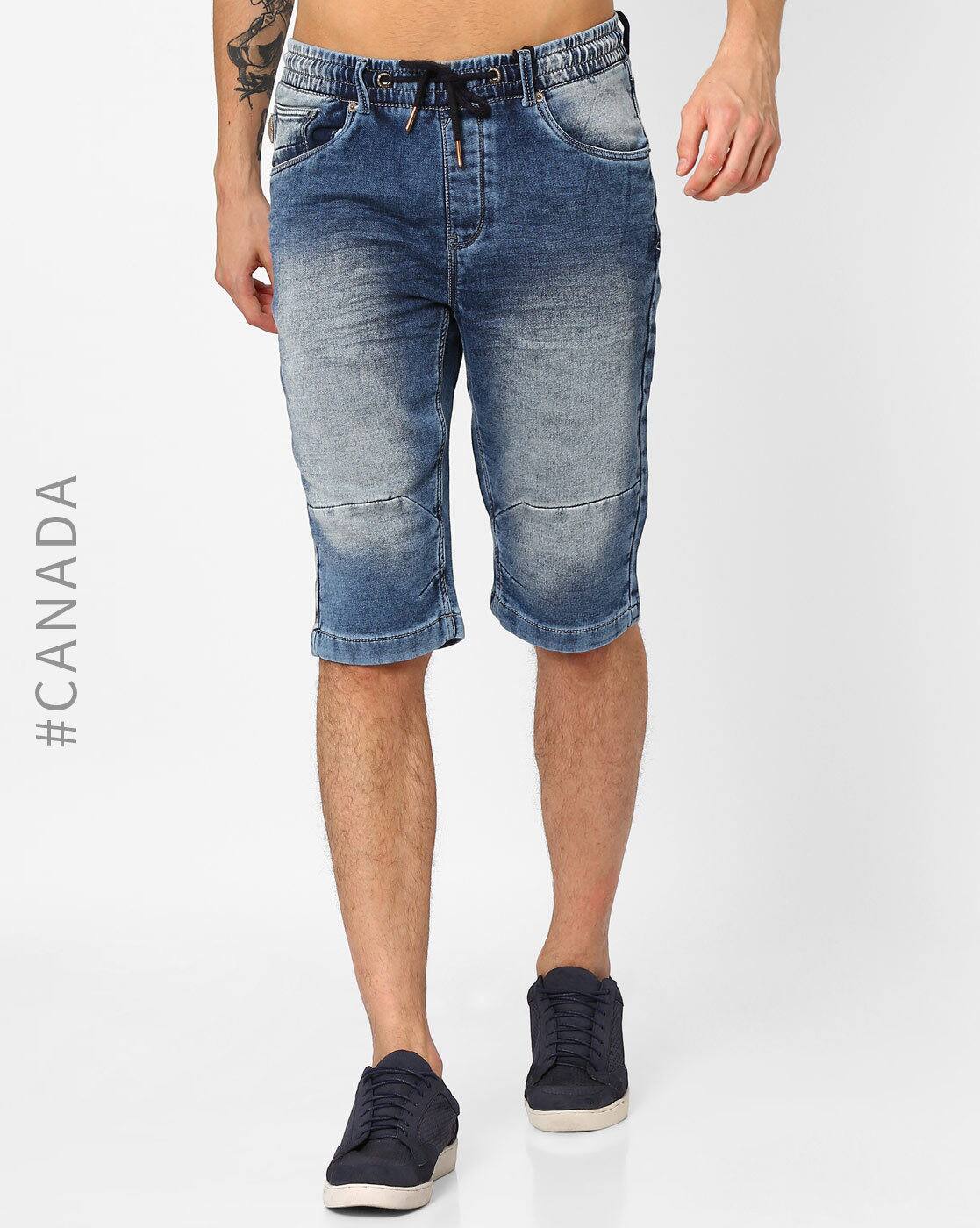 Buy Blue Shorts \u0026 3/4ths for Men by 