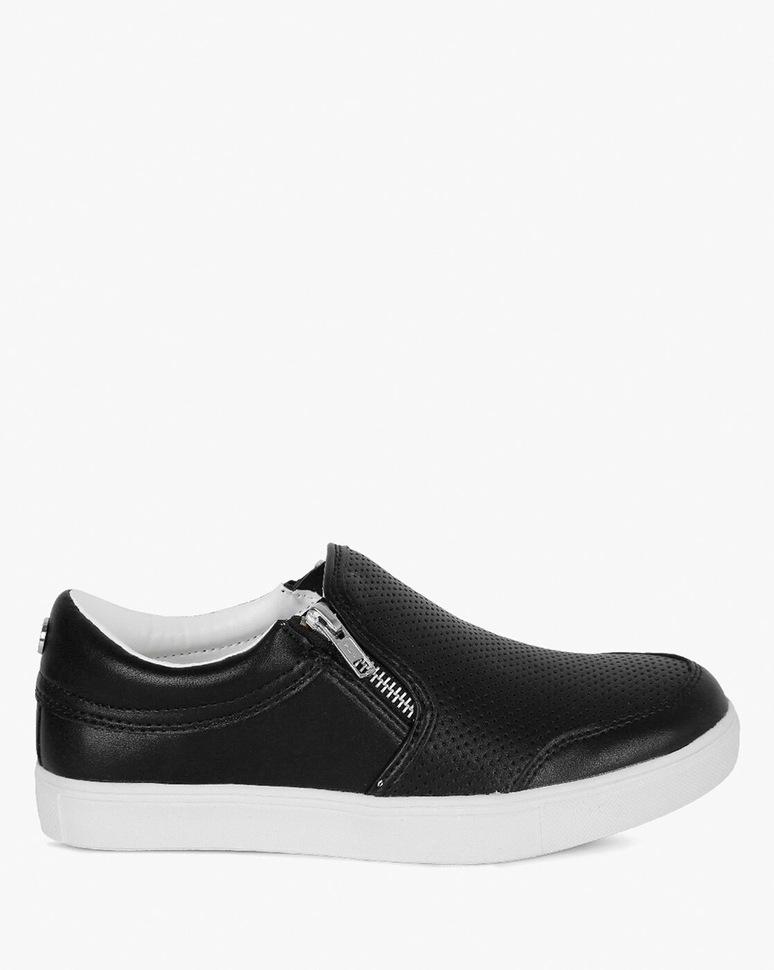 Buy Glossy Black Casual Shoes for Women 
