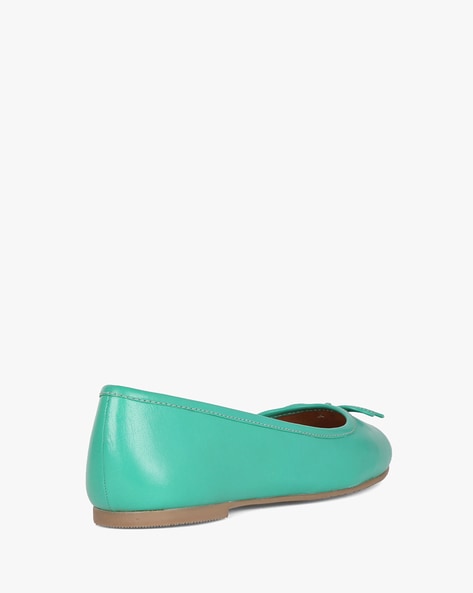 Teal clearance ballerina flats