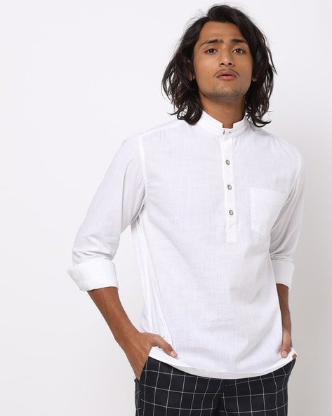 extra slim fit white dress shirt