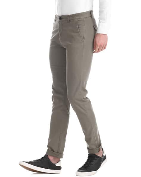 Slim Fit Trousers with Insert Pockets (Image - 1)