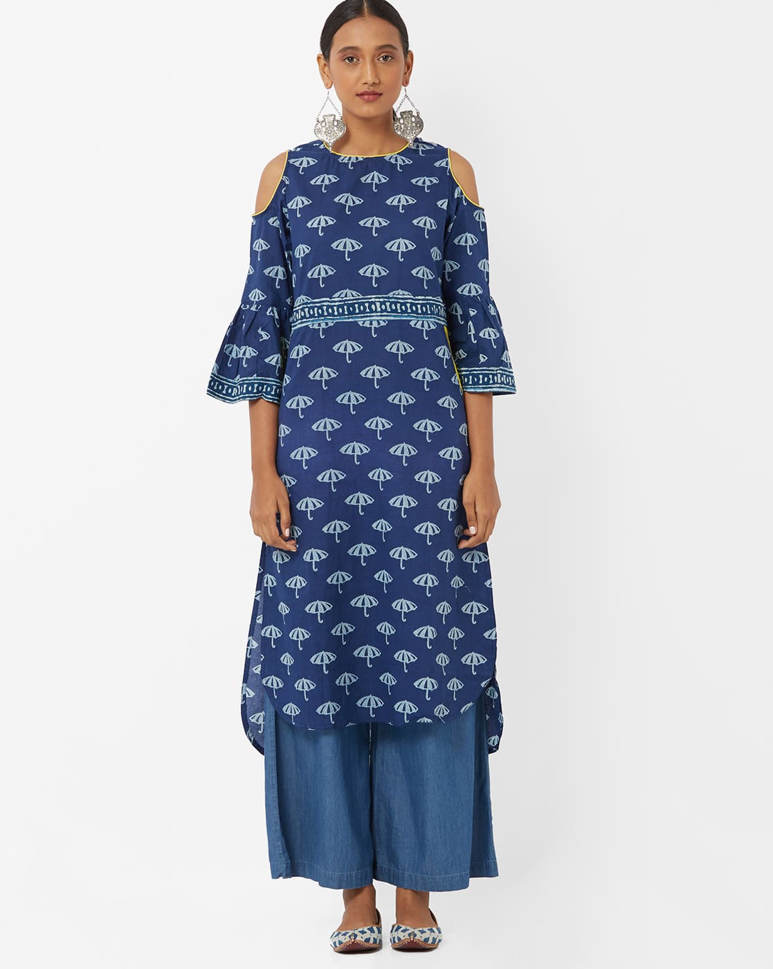 Share 83+ cut shoulder kurti POPPY