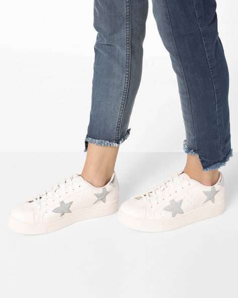 Lace-Up Sneakers with Perforations