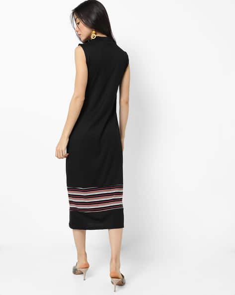 ribbed shift dress